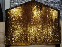 Load image into Gallery viewer, Two Tone Sequin Russell Single Trimmed Headboard
